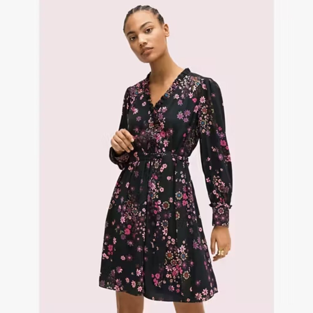 Kate Spade Bora Flora Dress Size 14